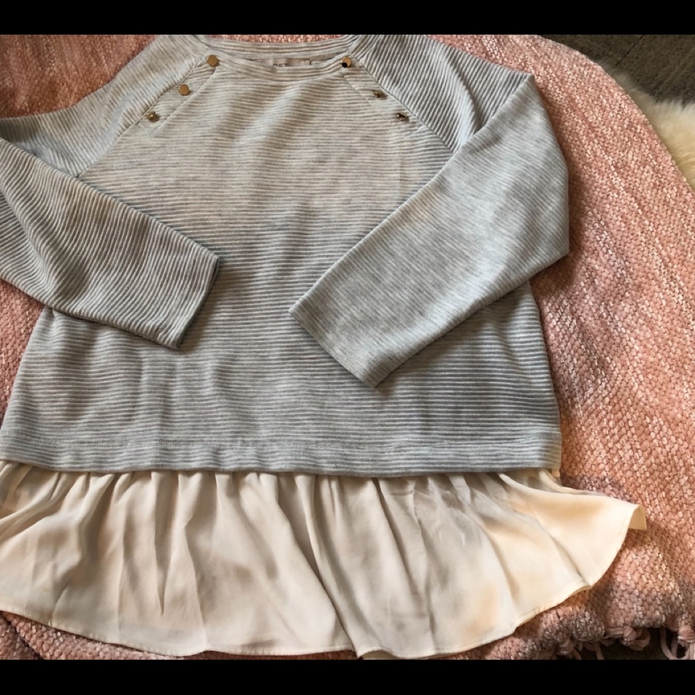 LOFT shirttail top
